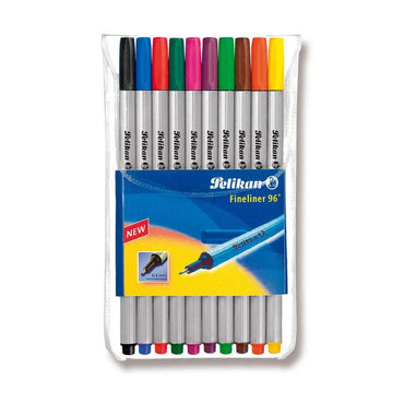 PELIKAN Fine liner 96 Pen 0.4 mm Colors Of 10 The Stationers